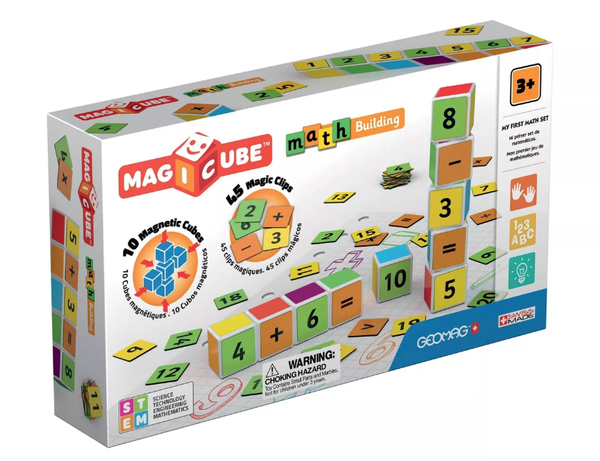 GEOMAG MAGICUBE MATHS BULDING 10 CUBES 