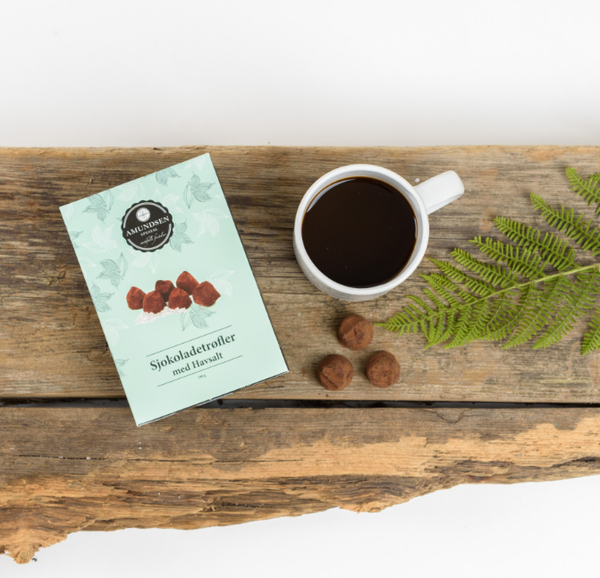 Sjokoladetrøfler med Havsalt