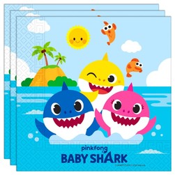 Baby Shark - Servietter   - Joker