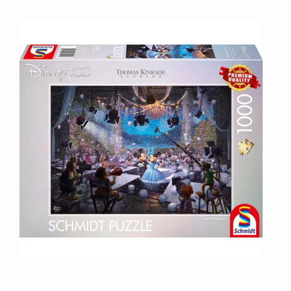 Schmidt puslespill 1000 Thomas Kinkade: Disney - 100 Year Special  Edition Mickey