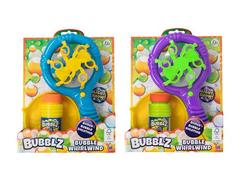Såpeboble Vifte m/lys og bobler Bubblz Blå og Lilla - Såpebobler