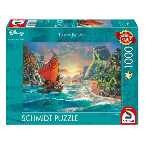 Schmidt puslespill 1000 Thomas Kinkade: Disney Vaiana Moana