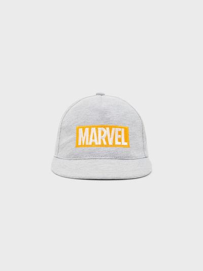 Name It Asmus Marvel Cap Light Grey Melange - Name It