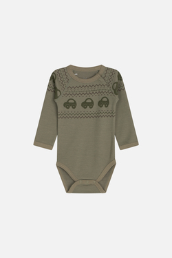 Hust & Claire Basti body, ull  3432 Khaki - Hust & Claire