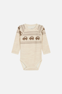 Hust & Claire Basti body, ull  1290 Wheat Melange - Hust & Claire