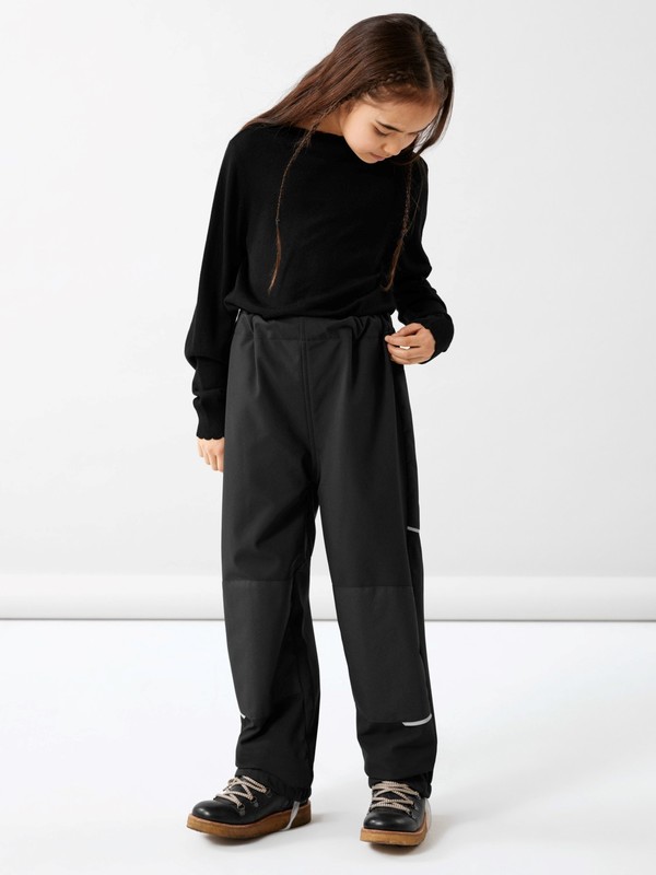 NKNALFA PANT SOLID  - SOFTSHELL