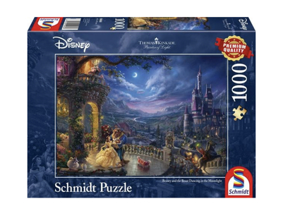 Schmidt puslespill 1000 Beauty and the Beast dancing  Beauty and the Beast dancing - Schmidt