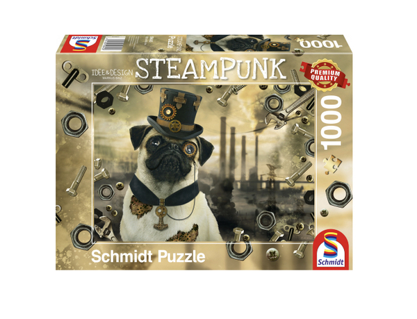Schmidt puslespill 1000 Steampunk Dog