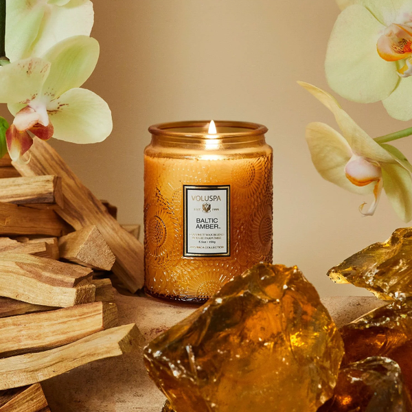 Duftlys - Baltic Amber 156g, 50t