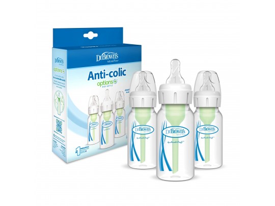 Dr Brown Option standard tåteflasker 120mlx3