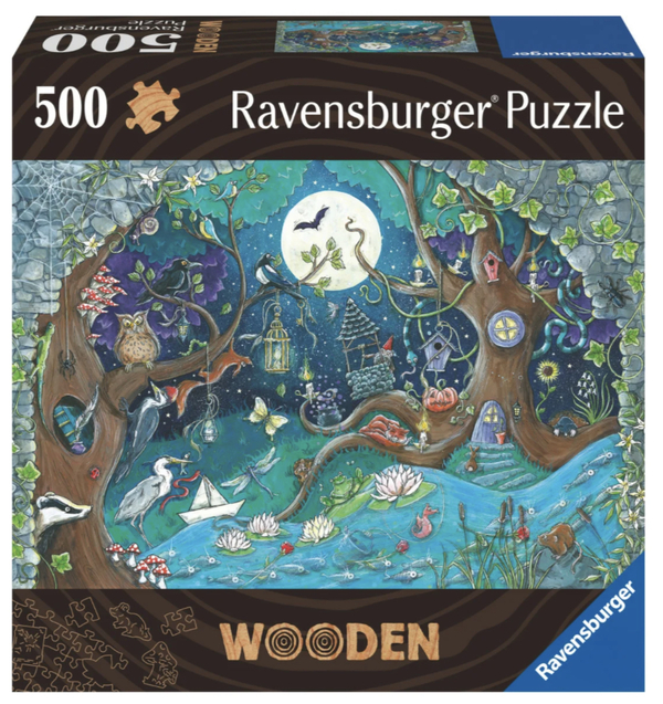 Ravensburger puslespill 500 Trepuslespill Fantasiskogen 