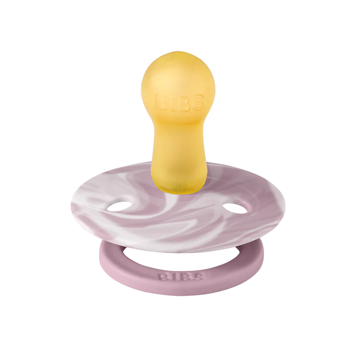 BIBS Colour 2pk White/Heather White/natural rubber latex - str 1