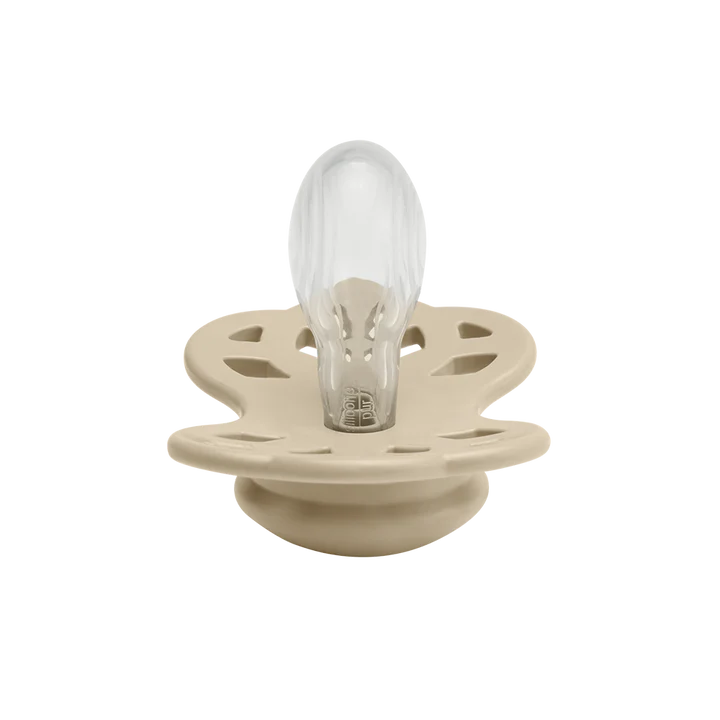 BIBS infinity 2pk Vanilla/Peach /Silicone - str 1