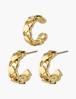 Desiree hoop og cuff Gull - Pilgrim
