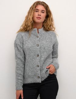 Ane knit Cardigan Grå - Kaffe Clothing