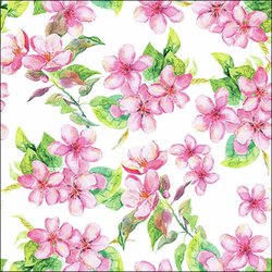 Napkin Cherry Blossom Rose, 33x33cm 20stk ikke relevant - Ambiente