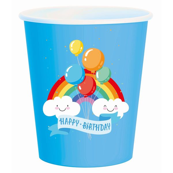 KOPP REGNBUE 8 STK HAPPY BIRTHDAY