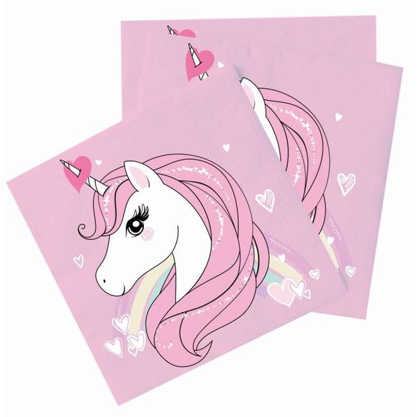 SERVIETT UNICORN 20 STK