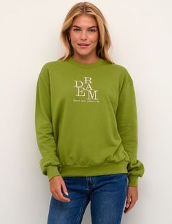 Nadia Sweatshirt Calla Green - Kaffe Clothing