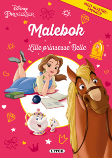 MALEBOK WD LILLE PRINSESSE BELLE malebok - Egmont Litor