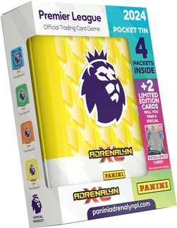 Panini Premier League Adrenalyn XL 23/24 - Pocket Tin med fotballkort Gul - Småvarer