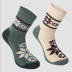 Kari Traa Rusa Sock 2pk Oat Beige - Kari Traa