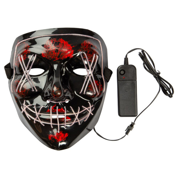 Led Mask Horror White