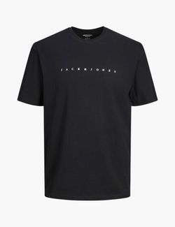 Star Tee Svart - Jack & Jones Junior