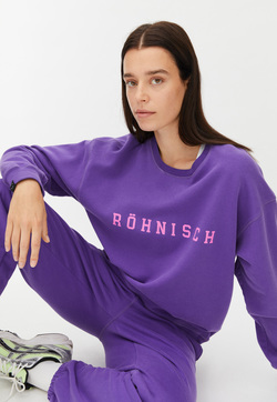 Røhnisch Iconic Sweatshirt Royal Purple - Røhnisch