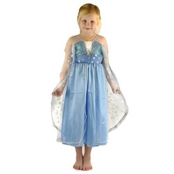 Frozen prinsesse kjole 5-7 år 5-7 år - Karneval