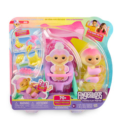 FINGERLINGS 2.0 DELUXE LEKESETT Rosa - Leiker