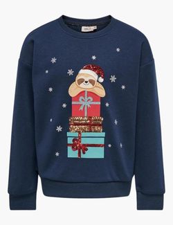 Yda Xmas o-neck Navy - Kids Only 