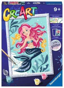 CreArt Havfrue med glitter Havfruen - Ravensburger CreArt