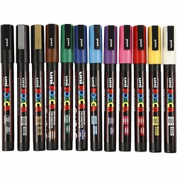 Posca tusjer Posca Tusch, 12 pk. - Posca