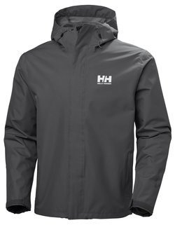 HH SEVEN J REGNJAKKE  grå - Helly Hansen