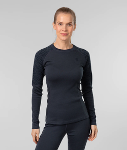 Johaug Elevate Wool Long Sleeve Ink - Johaug