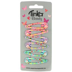 HÅRKLIPS 6 STK M/UNICORN TINKA BEAUTY Hårklemmer - Tinka