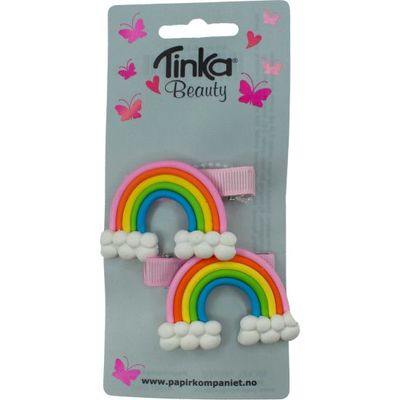 HÅRKLIPS 2 STK REGNBUE TINKA BEAUTY Hårklemme - Tinka