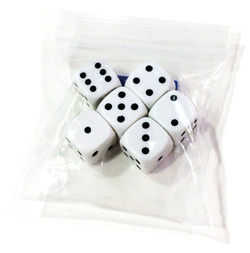 6 TERNINGER I POSE 12 MM Terninger - Brettspel