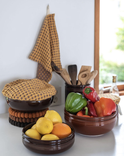 The Legacy Bolle D: 24cm H: 10cm Terracotta - UND Signature 