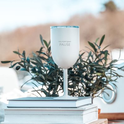 PAUSE – HVIT TERMO-VINGLASS Hvit - Pictureit.no 