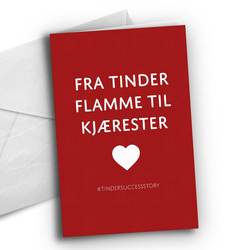 Valentine's day kort Tindersuccesstory - Happystar