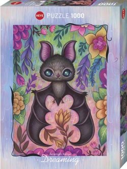 Heye puslespill 1000 Art Dreaming Baby Bat 1000 biter - Heye