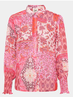 Isay Vibse skjortebluse Pink Paisley - Isay