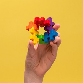 Plus-Plus HEXEL (Spectrum) - fidget toy