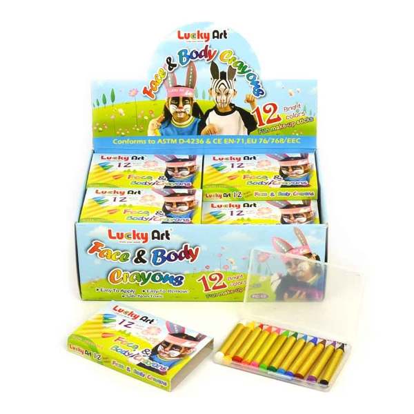 Ansiktsmaling stifter 12stk