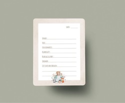 Milepælskort baby - nynorsk  Nynorsk - Design kort