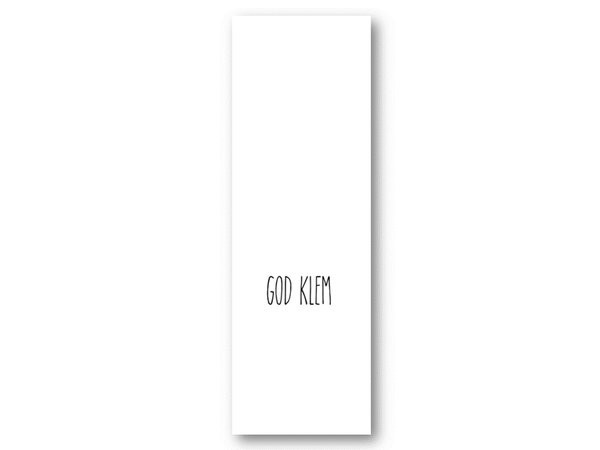 God klem | 5x15 cm