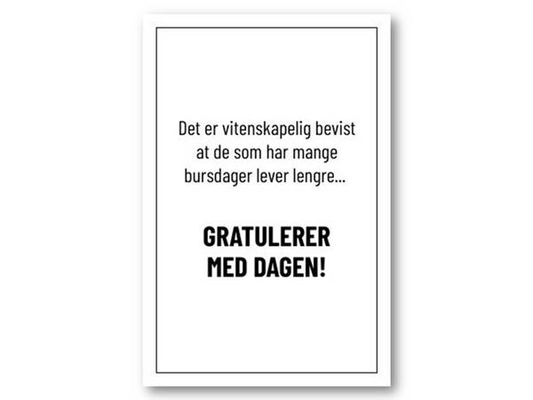 Det er vitenskaplig bevist | 10x15 cm