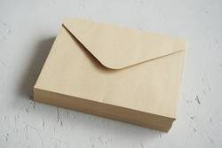 Konvolutt C6, natur, uten lim